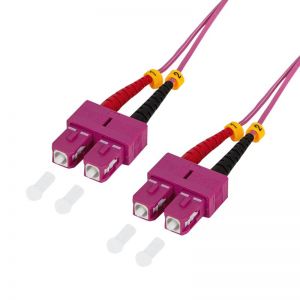 Logilink optinen kuitukaapeli OM4 50/125µ SC-SC 2m