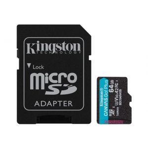 Kingston Canvas Go! Plus G4 64GB microSDXC 200MB/s A2 U3 V30