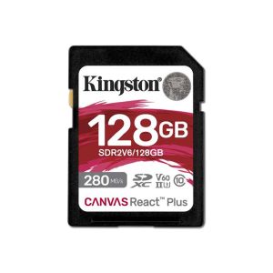 Kingston Canvas React Plus 128GB SDXC UHS-II, U3, V60