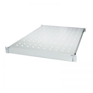Säädettävä hylly 19" kaappeihin joiden syvyys 1000 mm, harmaa