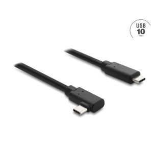 Delock USB-C Aktiivinen optinen kaapeli USB 10Gbps kulmaliitin 7,5 m