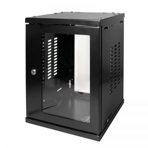 Seinäkaappi 10" SOHO 8U musta