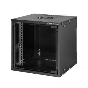 Seinäkaappi 10" SOHO 6U musta