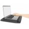 Delock ergonominen hiirimatto rannetuella 420 x 320 mm, musta