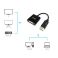 DisplayPort DVI-I Dual Link sovitinkaapeli 15cm