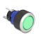 Delock painonappi ulkoneva 22 mm 5 x juotosliitäntä LED vihreä