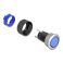Delock painonappi ulkoneva 22 mm 5 x juotosliitäntä LED sininen