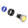 Delock painonappi ulkoneva 22 mm 5 x juotosliitäntä LED keltainen