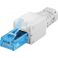 Työkaluvapaa RJ45 pikaliitin Cat 6A UTP suojaamaton