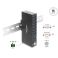 Delock Teollisuushub USB 5 Gbps Type-A x 7, 8 kV ESD-suojauksella ja DIN-kisko kiinnityksellä