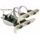 Delock PCI Express Card > 3 x Serial RS-232 + 1 x TTL 3.3 V / RS-232 with voltage supply