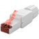 Työkaluvapaa suojaamaton RJ45 pikaliitin Cat 6 UTP
