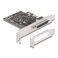 Delock PCI Express -kortti 4 x RS-232 -sarjaporttiin
