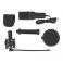 Delock USB Condenser Mikrofoni Set podcast tuottajille, pelaajille