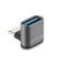 Delock USB 10 Gbps USB-C uros - A naaras, kulma adapteri alumiinikotelo