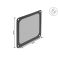 Delock magneettinen pölysuoja 120 x 120 mm musta