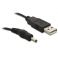 Delock USB - DC 3.5 x 1.35 mm virtakaapeli