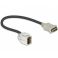 Delock Keystone Module HDMI female > HDMI female 250° with cable