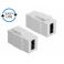Delock Keystone module EASY-USB 2.0 A female > EASY-USB 2.0 A female white