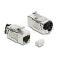 Delock Keystone-liitin RJ45 Cat.6A STP PoE-LEDillä