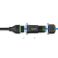 Delock RJ45-naarasliitin ja avoimet johdonpäät Cat.6. Kierre M16,8 x 1,5 mm 50 cm musta