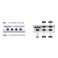 Delock Sarjaporttikytkin RS-232 / RS-422 / RS-485 4-porttinen, manuaalinen