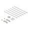Delock Mini Desktop Patch Panel RJ45 6-porttinen Cat.6A suojattu musta - asennus pöytä, seinä tai DIN-kiskoon