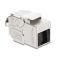 Delock Keystone moduli RJ45 LSA Cat.8.1 -suojattu, lukitusklipillä ja pölysuojalla