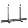 Yleiskäyttöinen soundbar-kiinnike, syvyys 86–155 mm, musta