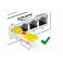 Ethernetkaapeli avaimella lukittava Cat.6A S/STP 5m