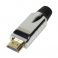 HDMI-liitin itsekokoonpanoon, metalli, hopea