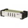 ATEN KVM-kytkin, 1 pääte ohjaa 4 tietokonetta, OSD, VGA, USB & PS/2