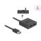 Delock DisplayPort kytkin 2 to 1 kaksisuuntainen 8K