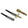 Delock 3.5mm audio jatkokaapeli 0,5m + 6.35mm ruuvattava adapteri