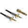 Delock 3.5mm audiokaapeli 2,0m + 2x6.35mm ruuvattava adapteri
