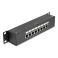 Delock 10″ Coupler Patch Panel 8 Porttia Cat.6