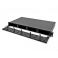 Delock 19″ kuitu HD (High Density) Patch Panel 1U musta