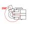 Delock Keystone Module USB 3.0 A female 250° > USB 3.0 A male 0.5 m