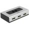 Delock Displayport 1.4 kytkin 2-porttia manuaalinen
