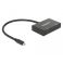 Delock MiniDP 1.2 uros - 2xHDMI naaras splitteri 4K