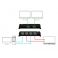Delock DisplayPort 1.4 kytkin 8K 2 x 2 DisplayPort in - 1 x 2 DisplayPort out