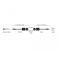 Delock 3.5mm stereo audio ethernet laajennin setti 50m