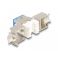 Delock Keystone RJ45 liitin LSA Cat.6A:lle työkaluvapaa valikoima värejä 8kpl