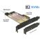 Delock PCIE x4 - M.2 SATA + M.2 NVMe lisäkortti