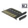Delock 5xM.2 SATA PCIE x16 lisäkortti