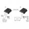 HDMI-extender lähiverkon yli, 70 m, 4K/60 Hz, EDID, HDR, HDCP, POC, IR