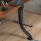 Joustava kaapelikanava, Clamp-On-versio, 1347x129 mm, musta