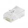 Läpivientiliitin RJ45 Cat.6 UTP, 50 kpl (easy plug)