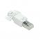 RJ45 Cat.6A pikaliitin UTP, toolless, valkoinen