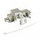 Cat.6A Keystone-liitin STP AWG 22-26, työkaluvapaa, 14.8 mm leveä